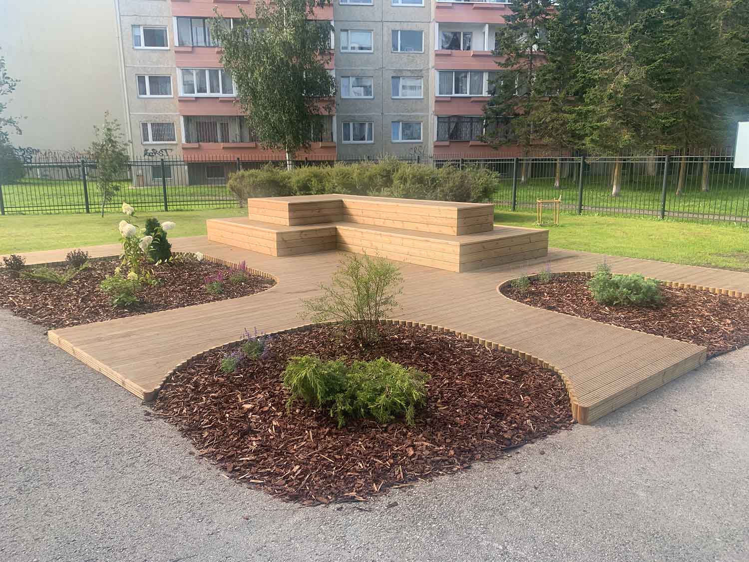 Скамейка-терраса