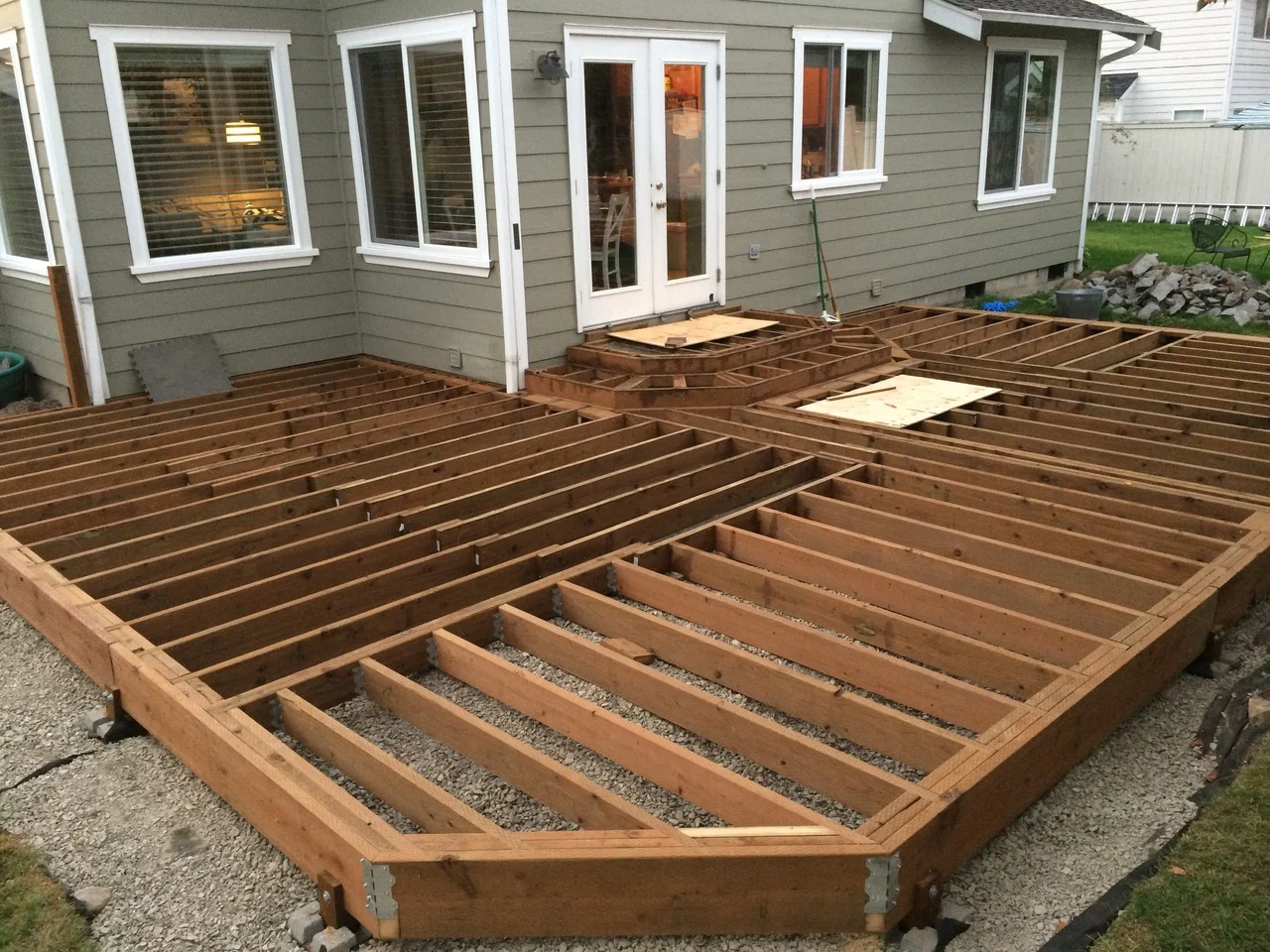 Постройка террасы